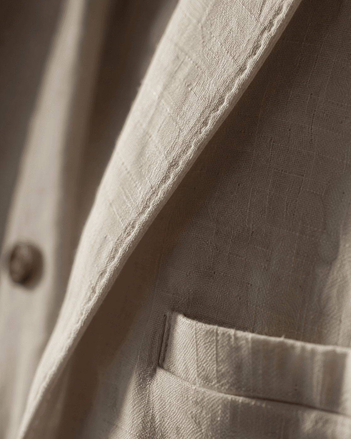 Linen overshirt, alternate view