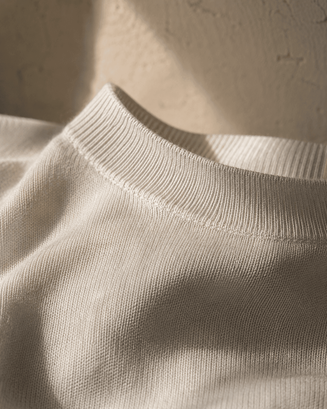 Fine merino crewneck, alternate view