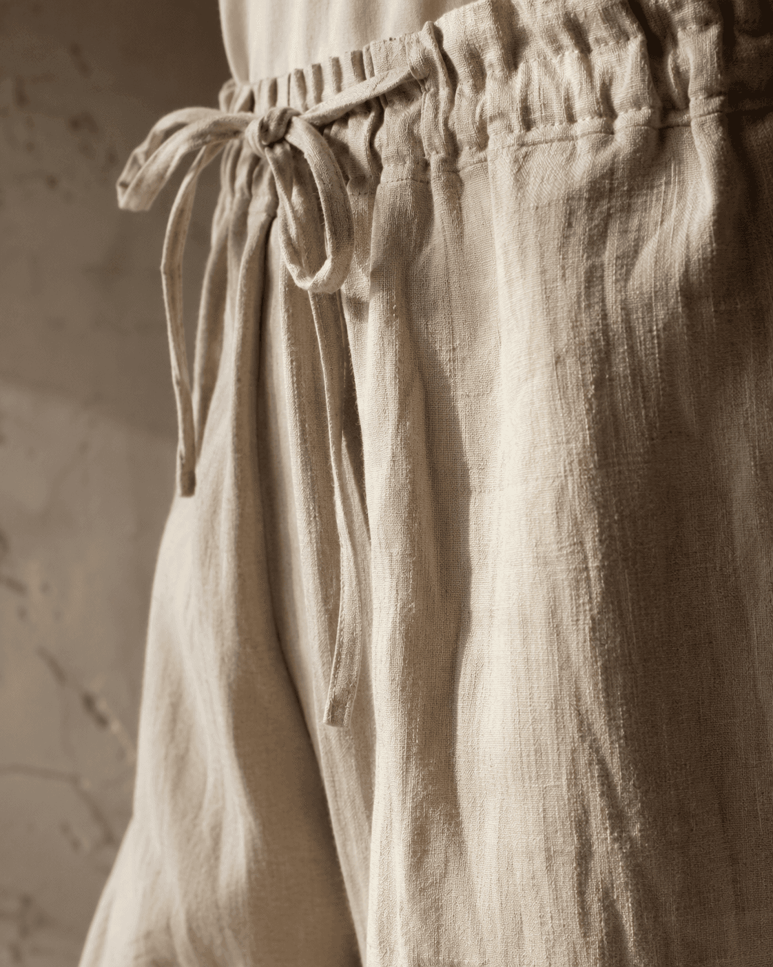 Wide-leg linen trouser, alternate view